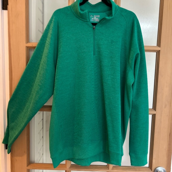 Under Armour Cold Gear Mens Green Pullover Size 2xl Loose fit - Picture 1 of 1